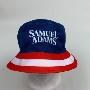 Samuel Adams Beer Red white blue Bucket Hat USA America hat New NWOT